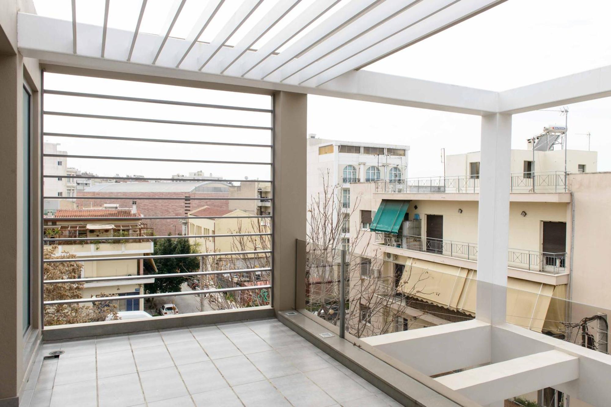 Bright Loft With Terrance - Next To Metro Kerameikos Apartment Athens Luaran gambar